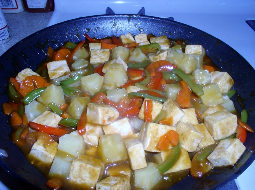 sweet and sour tofu