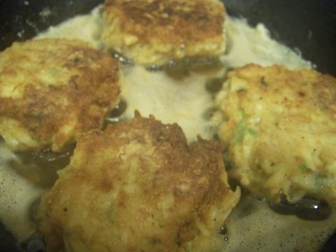 Crab Cakes from leftover crab