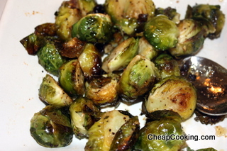 Roasted Brussels Sprouts with Honey and Herbs