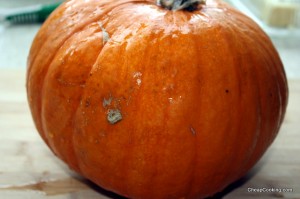 pumpkin from the garden