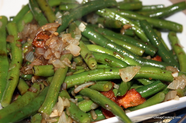 Steam Sauteed Green Beans