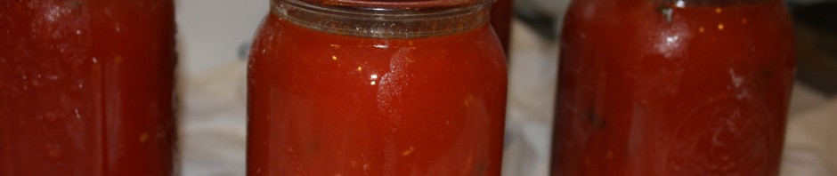 canning tomato sauce