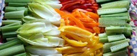 veggies for dip aka crudites