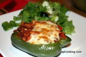 Stuffed Peppers in a Philly Cheesesteak Style