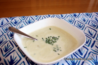 Vichyssoise or Cold Leek and Potato Soup