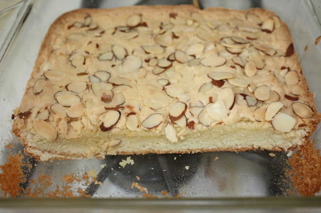 chewy almond squares