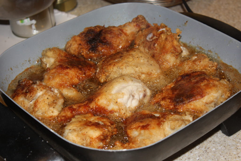 Electric Skillet Fried Chicken - In the Kitch