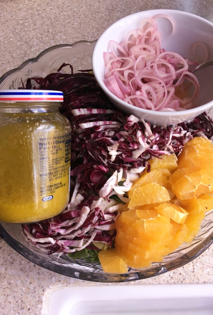 ina garten's tricolor salad packed to go