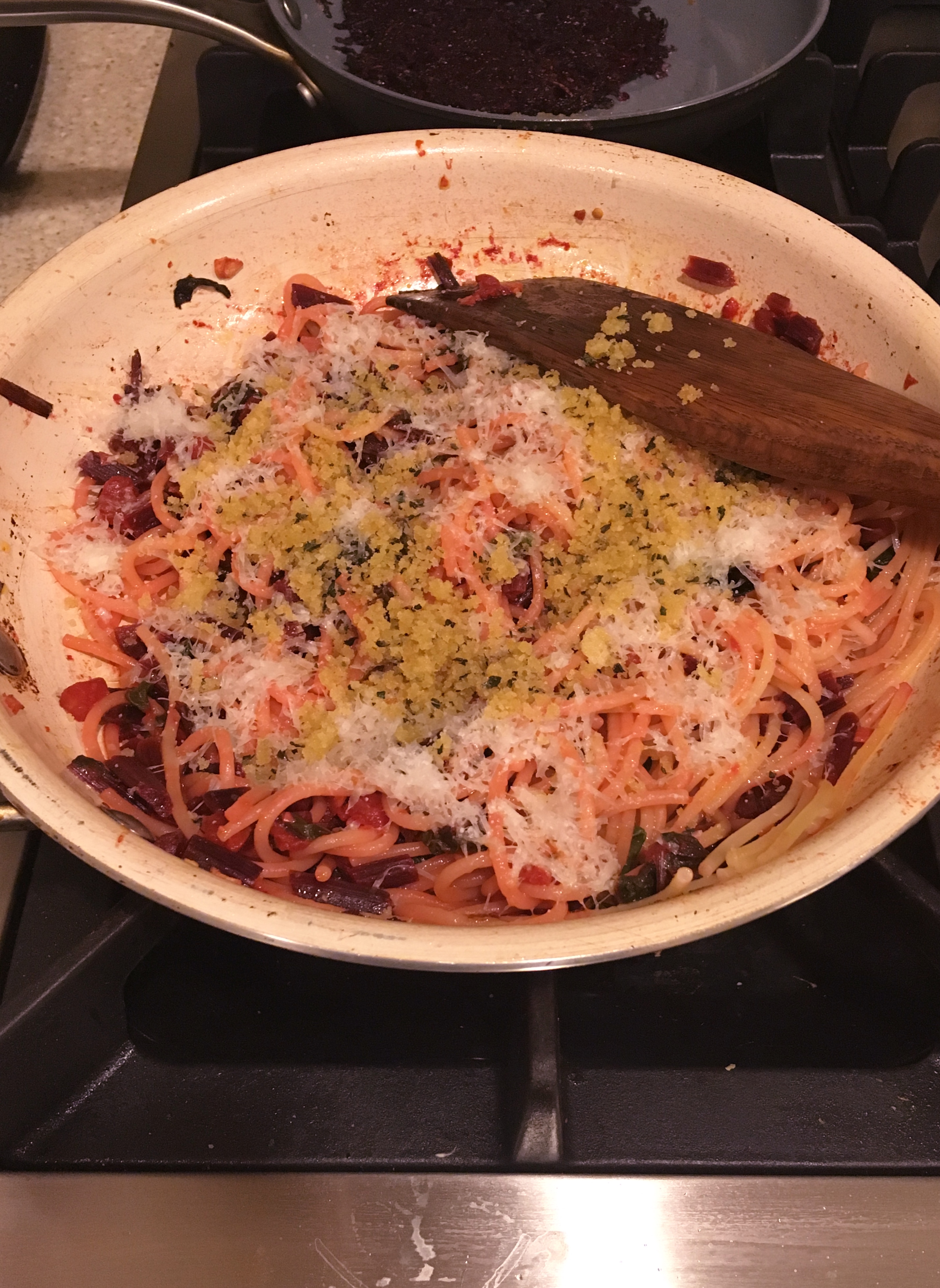 pasta with beet greens