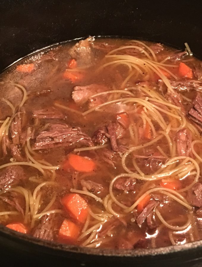 Beef and Vermicelli Soup