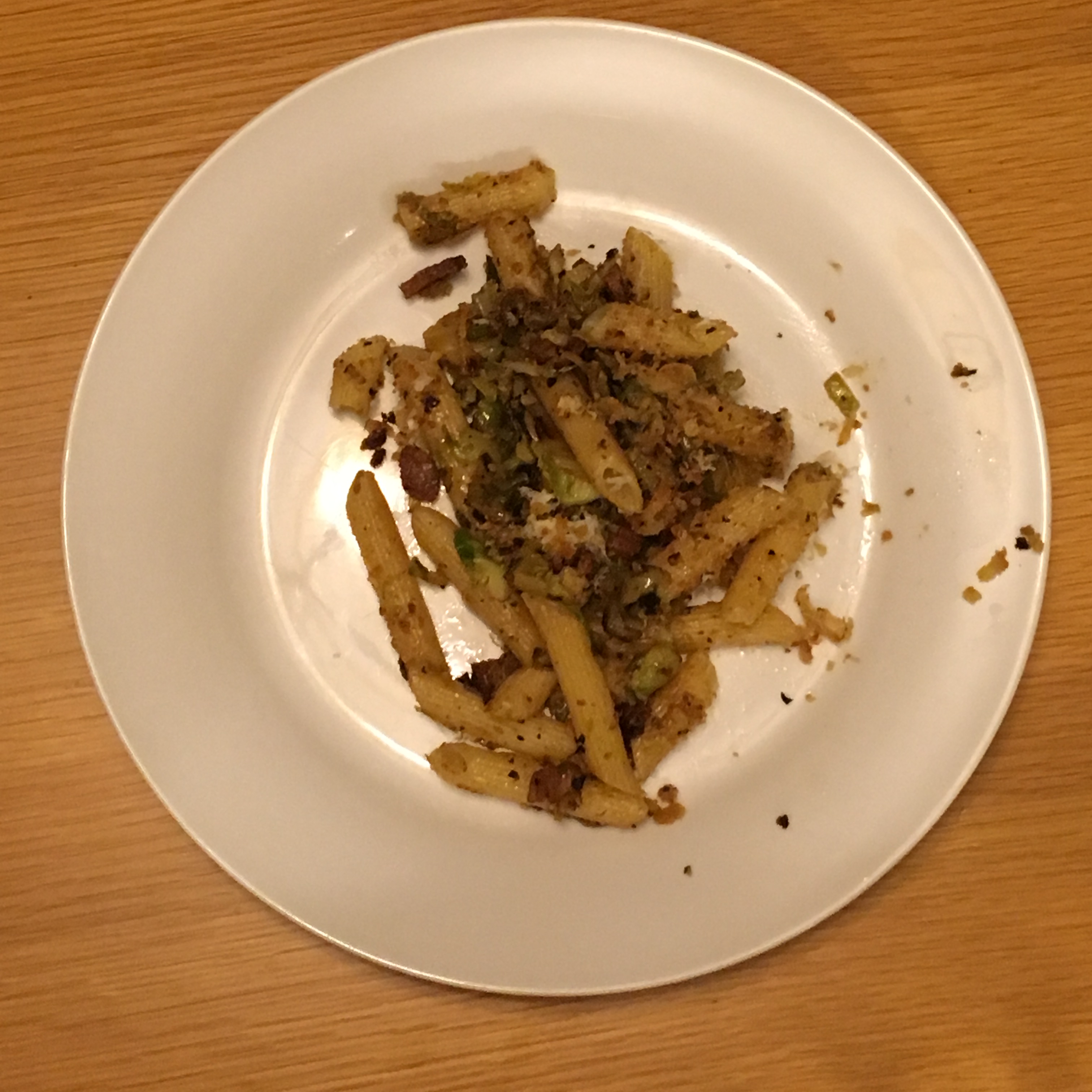 Penne with Brussels Sprouts