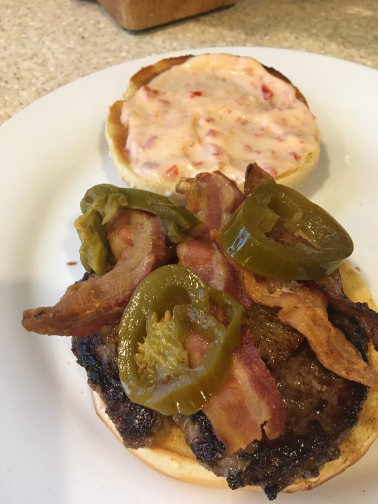 bacon pineapple burger