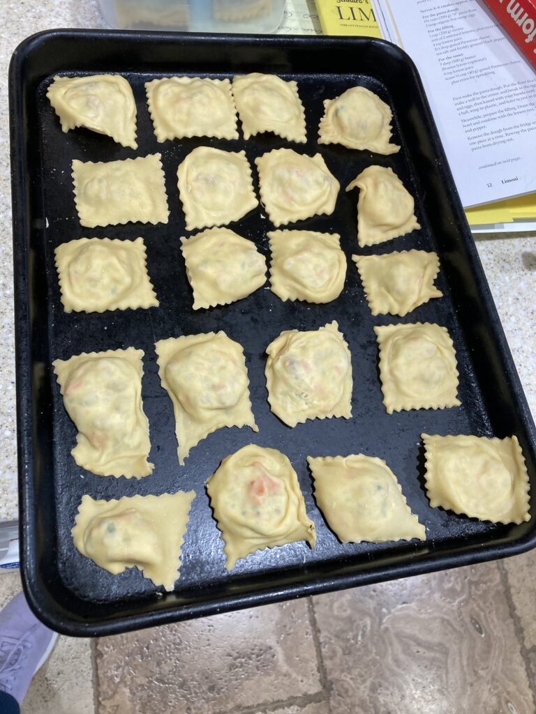 homemade ravioli