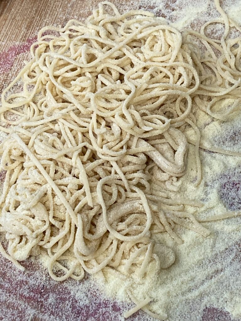 homemade spaghetti